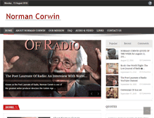 Tablet Screenshot of normancorwin.com